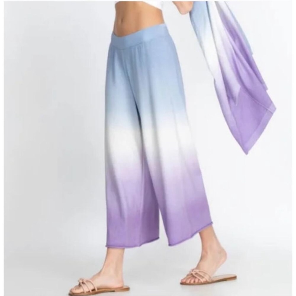 Johnny Was JW Dip-Dye Crop Pull On Pant size small